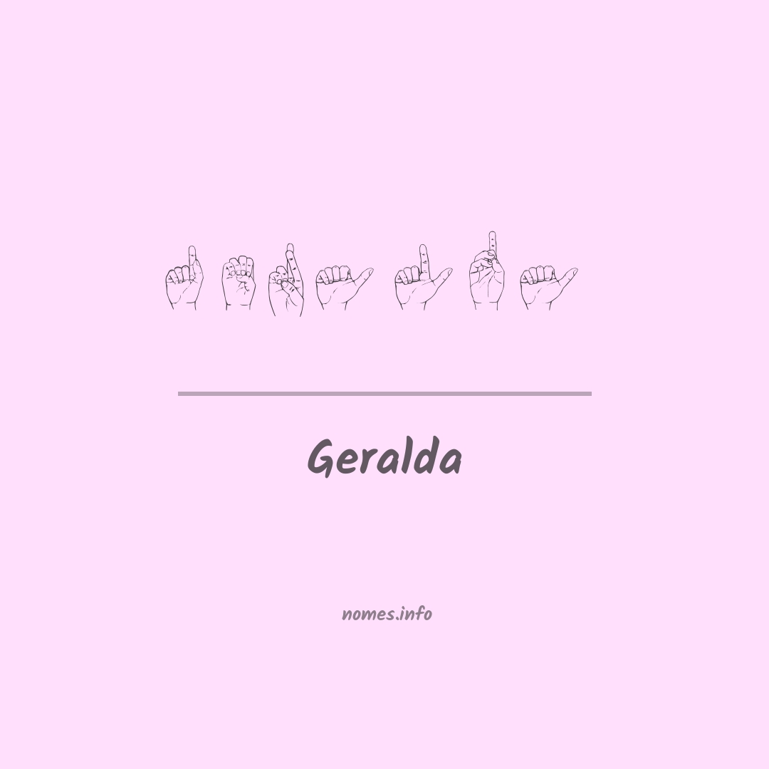 Geralda em Libras
