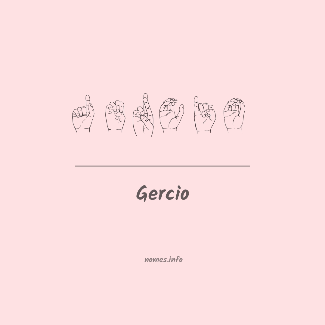 Gercio em Libras Gercio em Libras