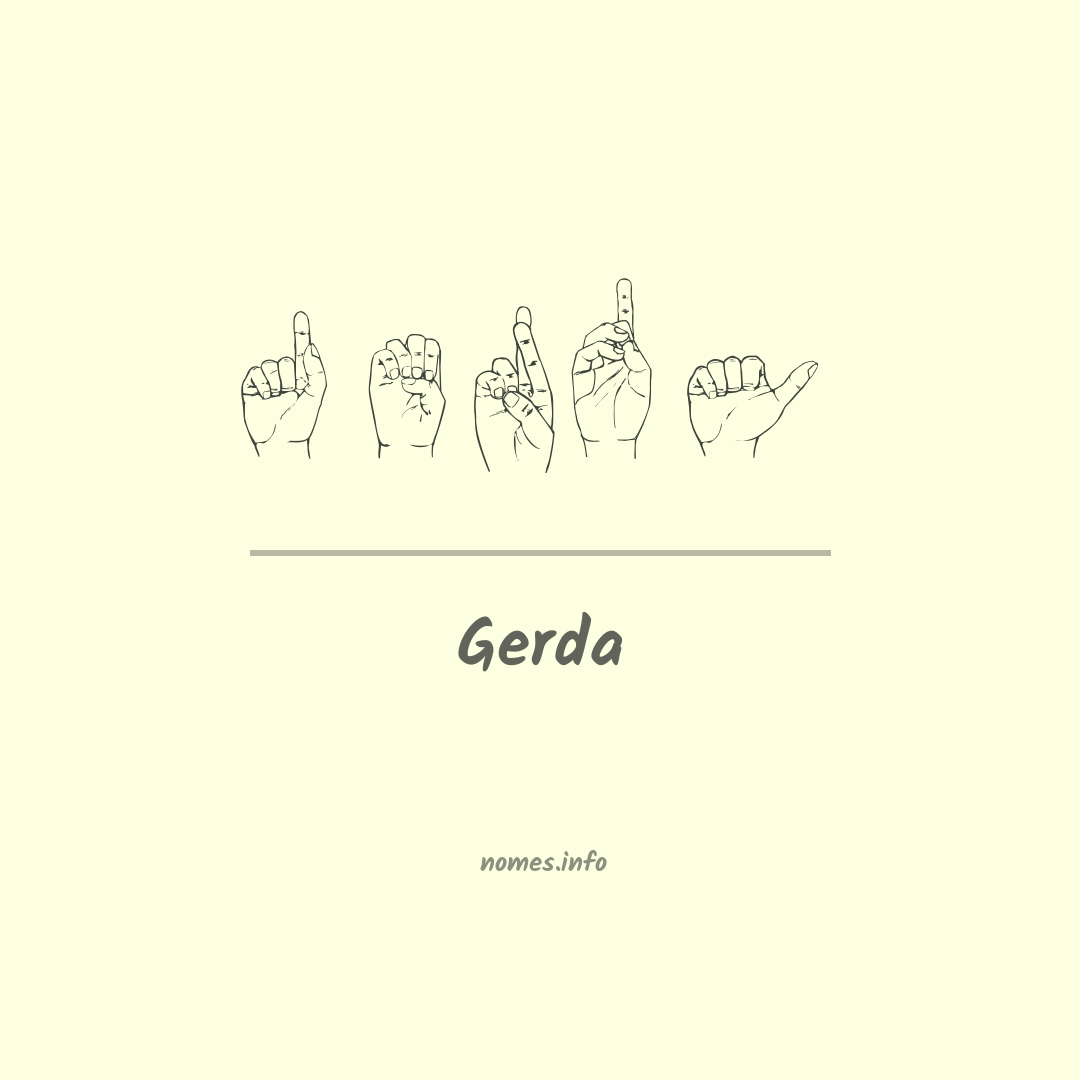 Gerda em Libras