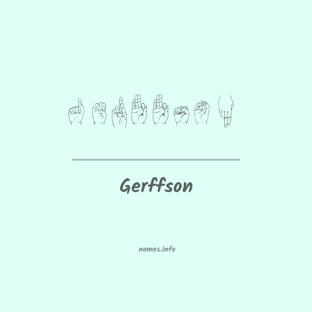 Gerffson em Libras