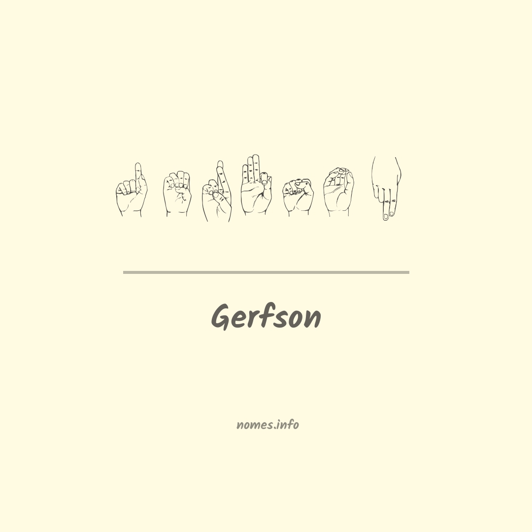 Gerfson em Libras