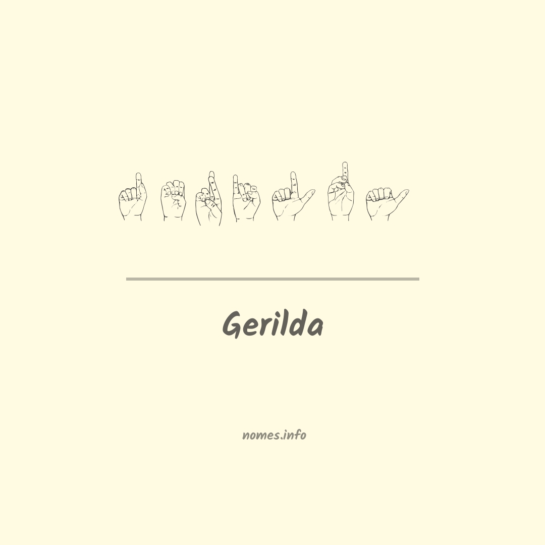 Gerilda em Libras