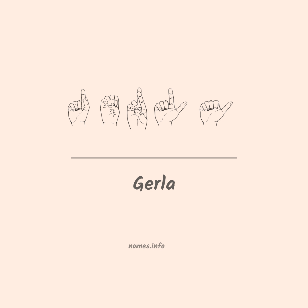 Gerla em Libras