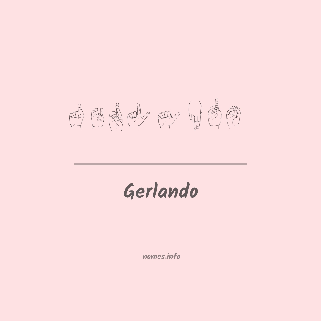 Gerlando em Libras