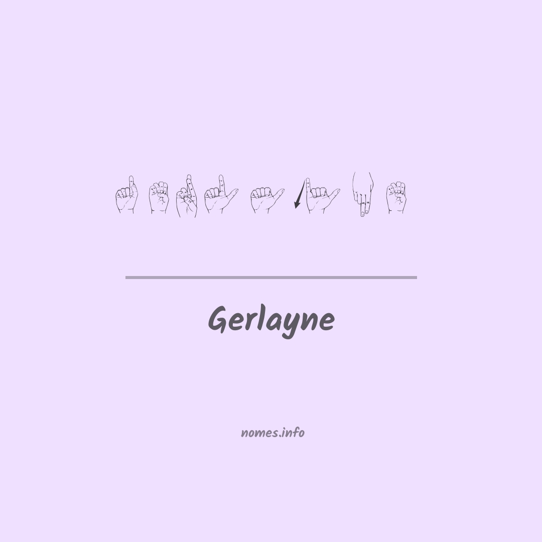 Gerlayne em Libras