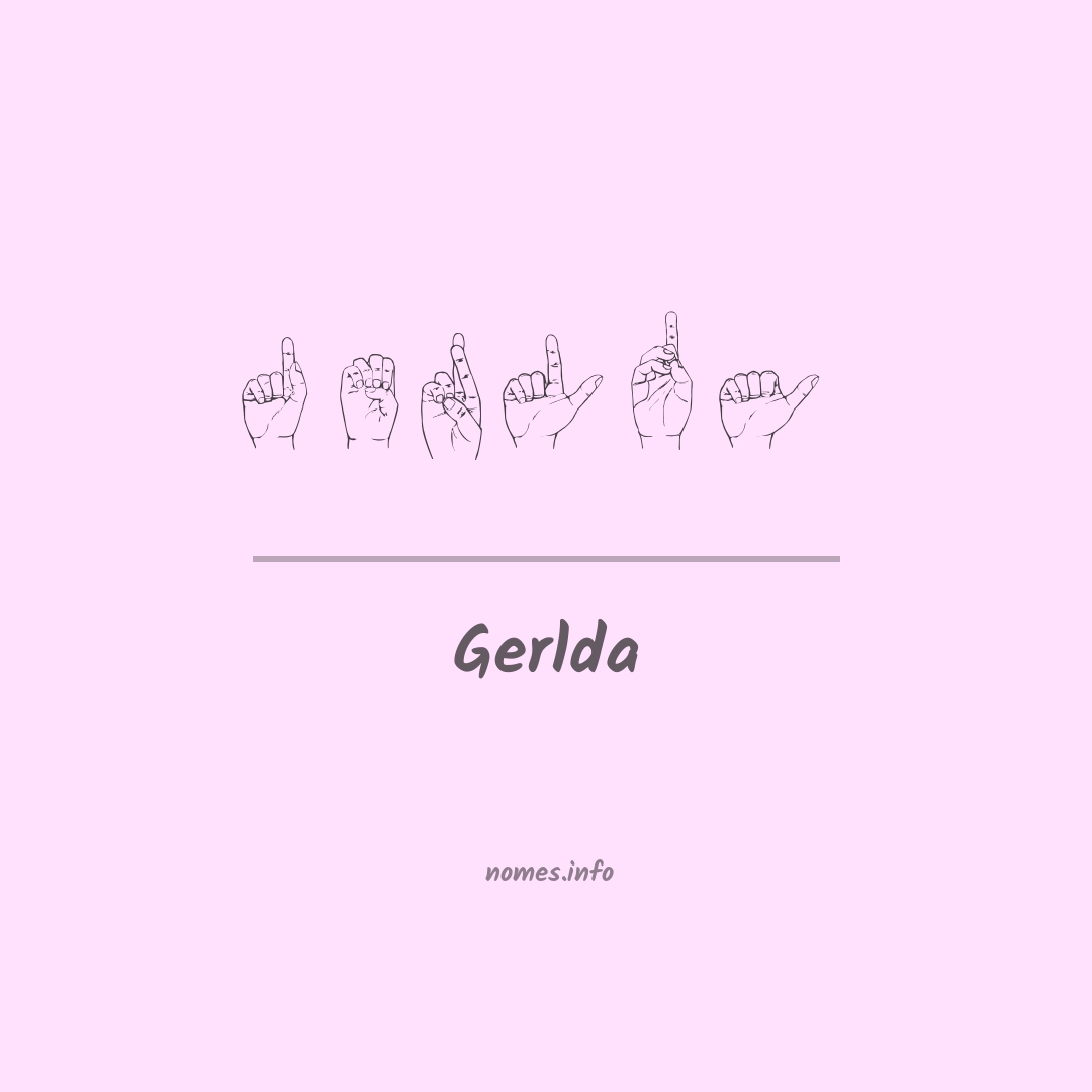 Gerlda em Libras
