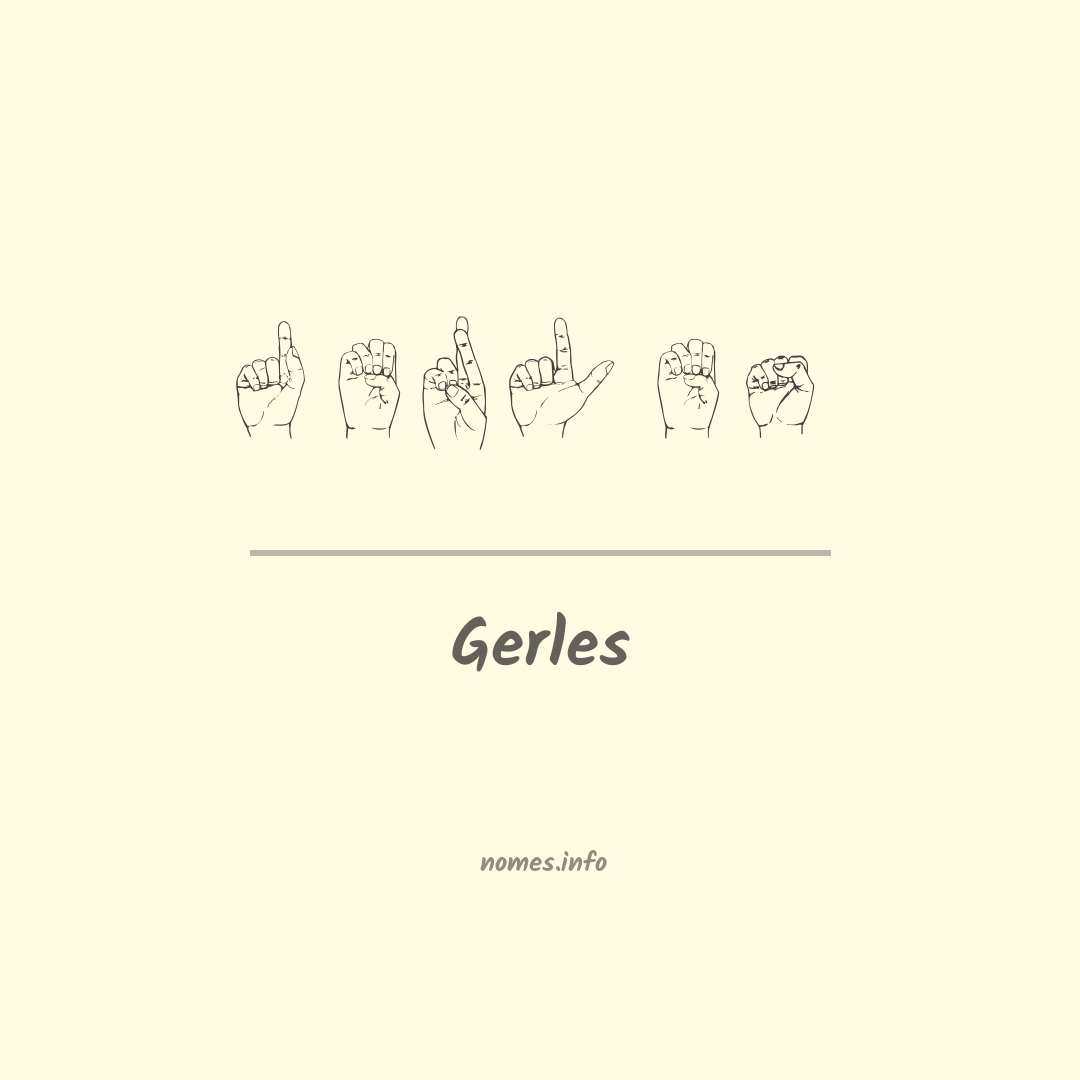 Gerles em Libras