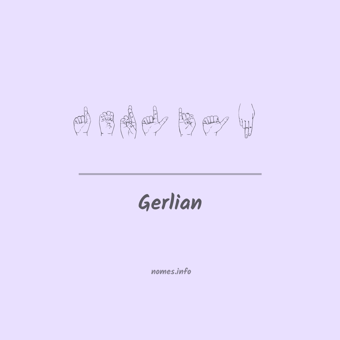 Gerlian em Libras