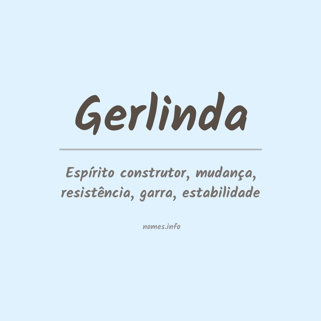 Significado do nome Gerlinda
