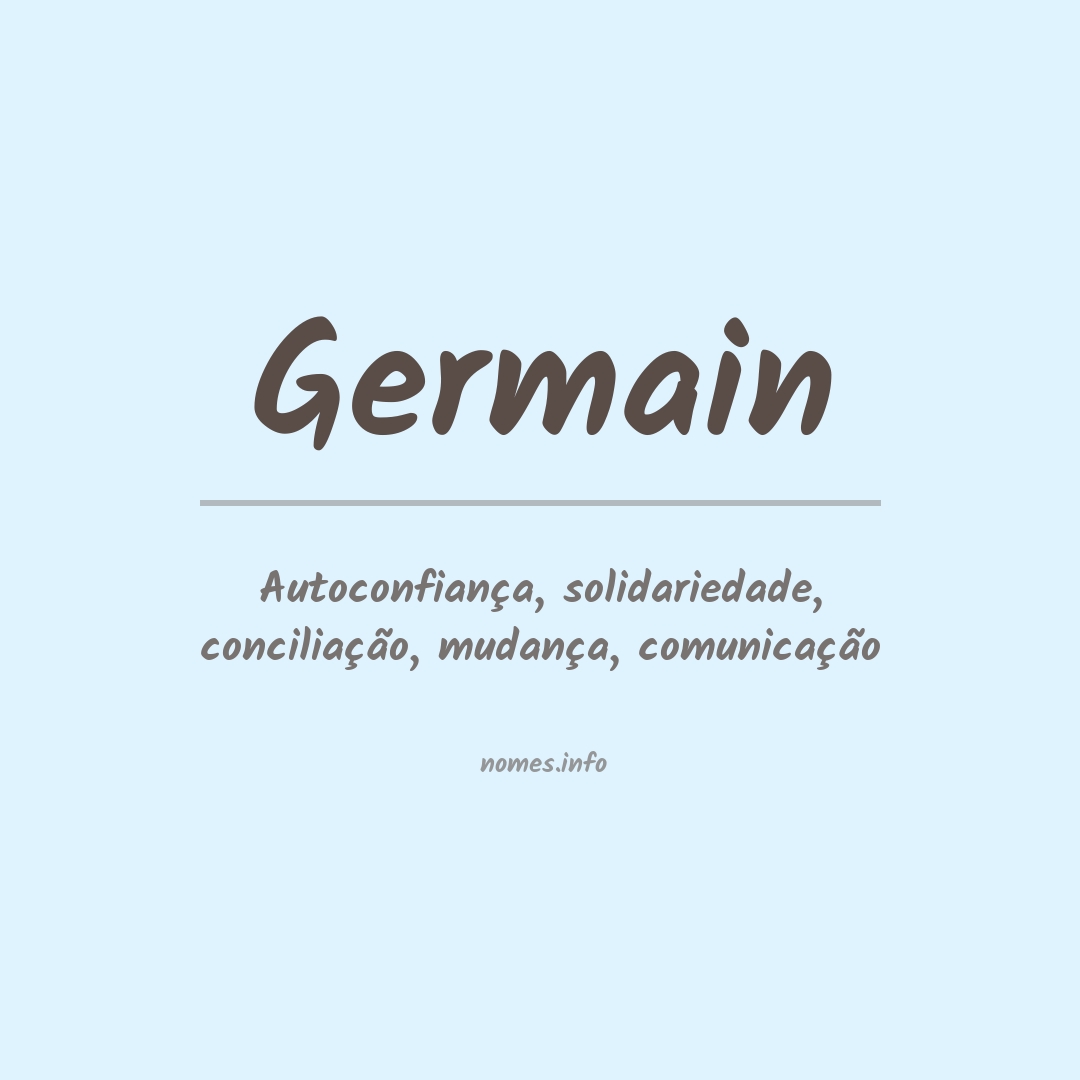 Significado do nome Germain