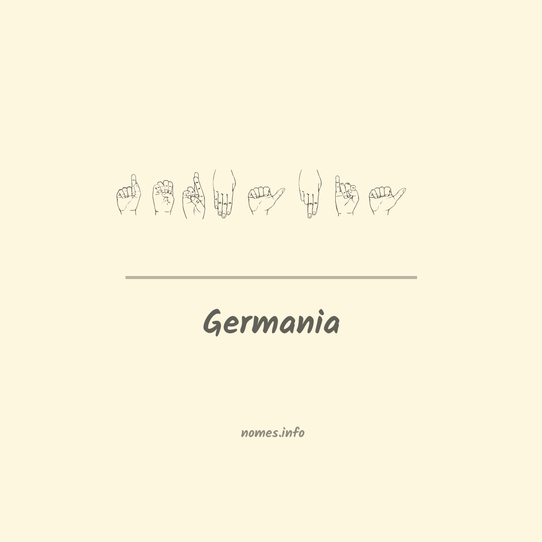 Germania em Libras