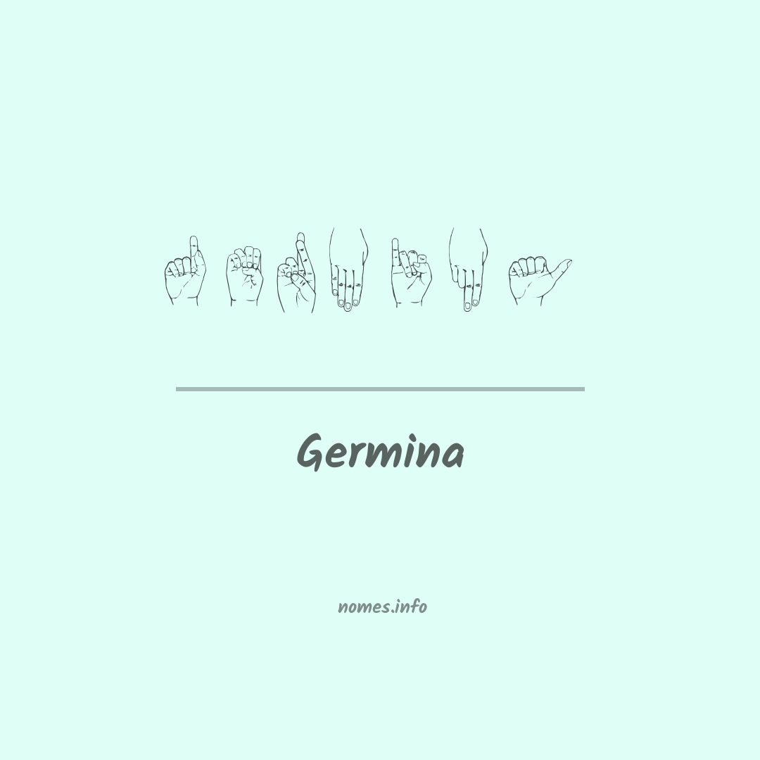 Germina em Libras