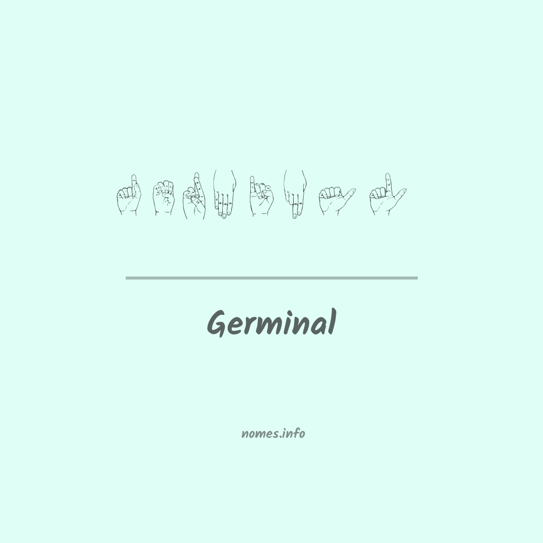 Germinal em Libras