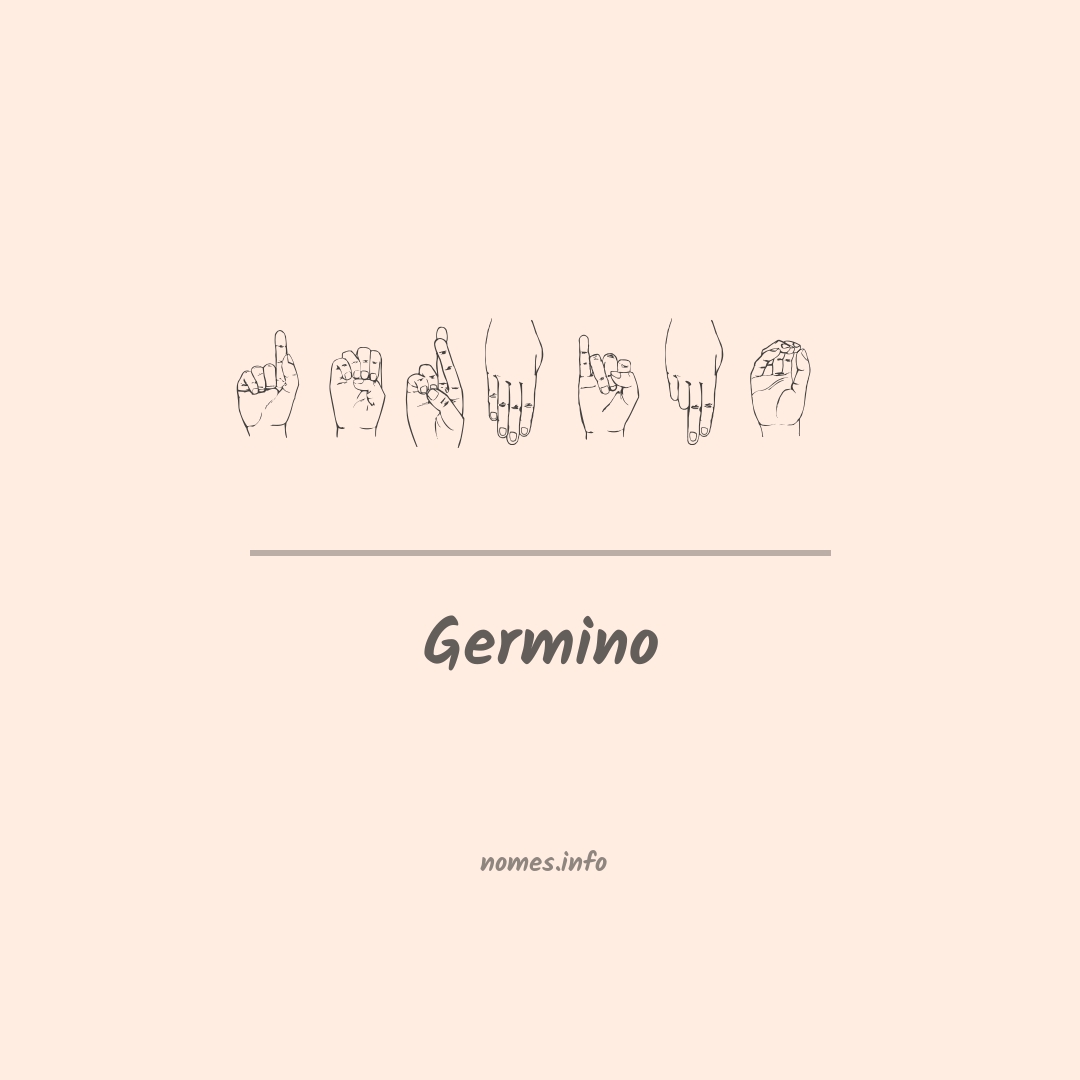 Germino em Libras