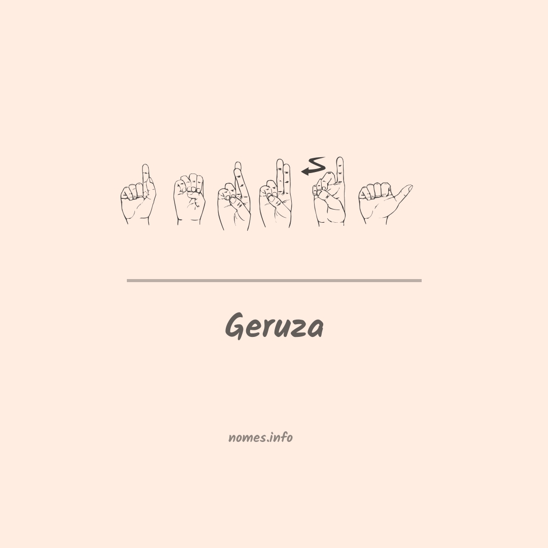 Geruza em Libras