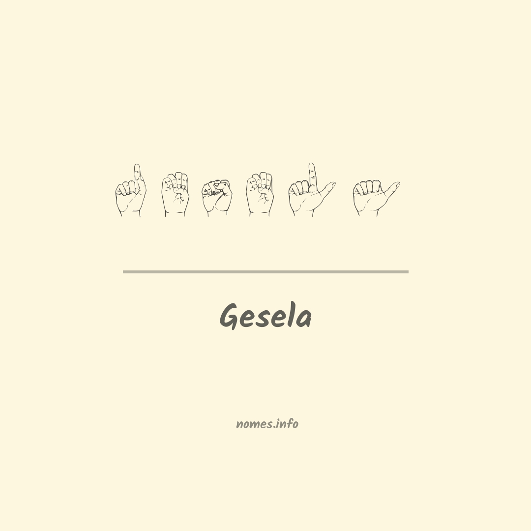 Gesela em Libras