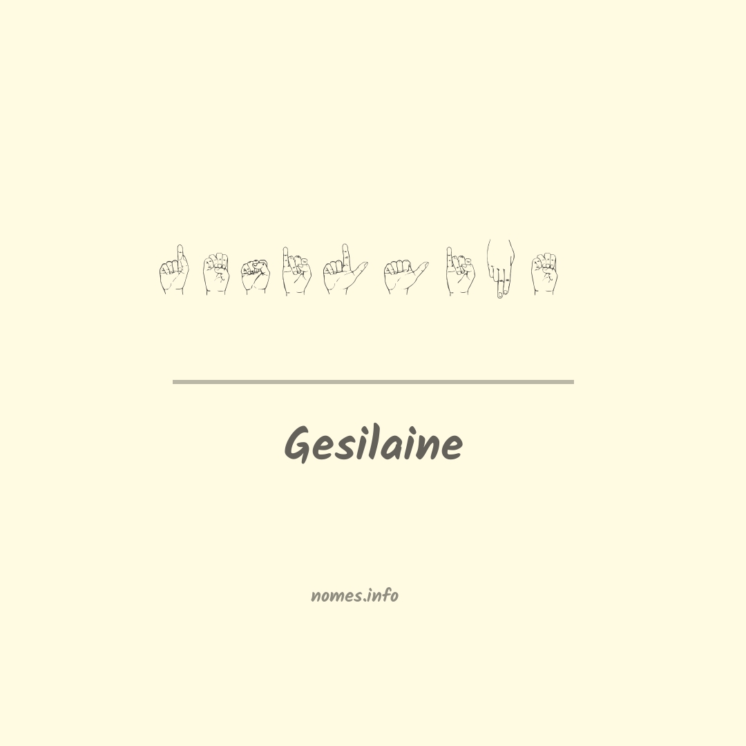 Gesilaine em Libras