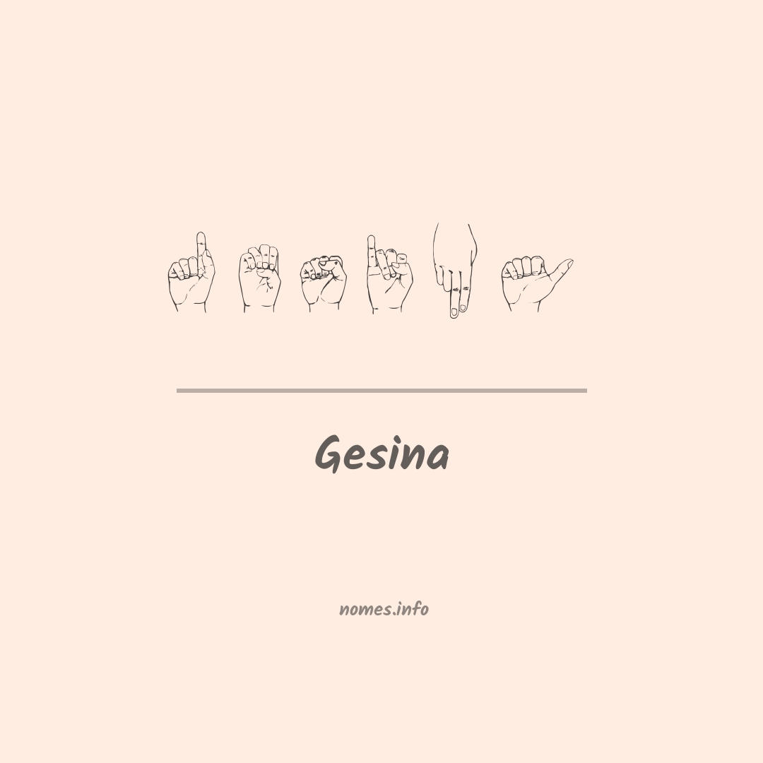 Gesina em Libras