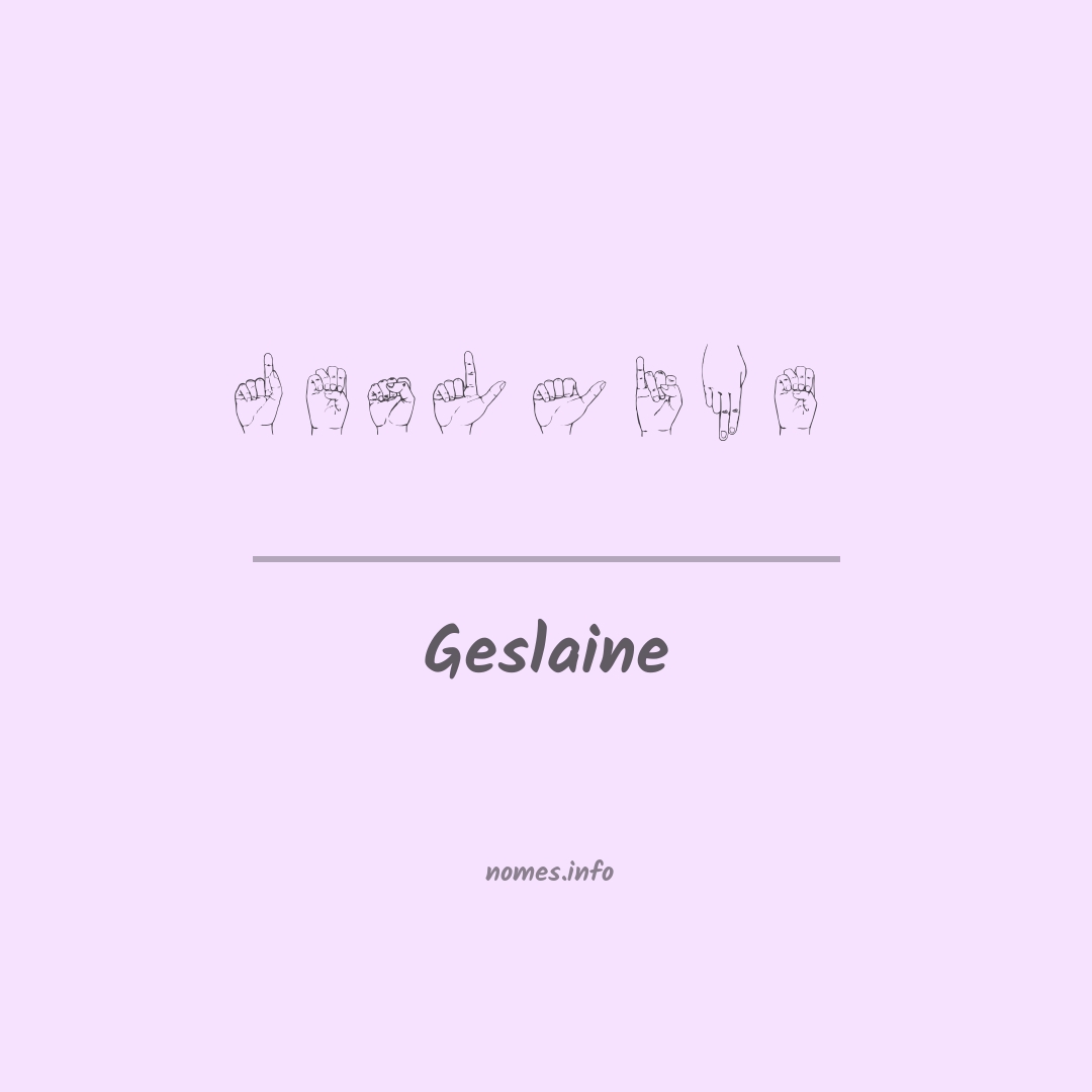 Geslaine em Libras