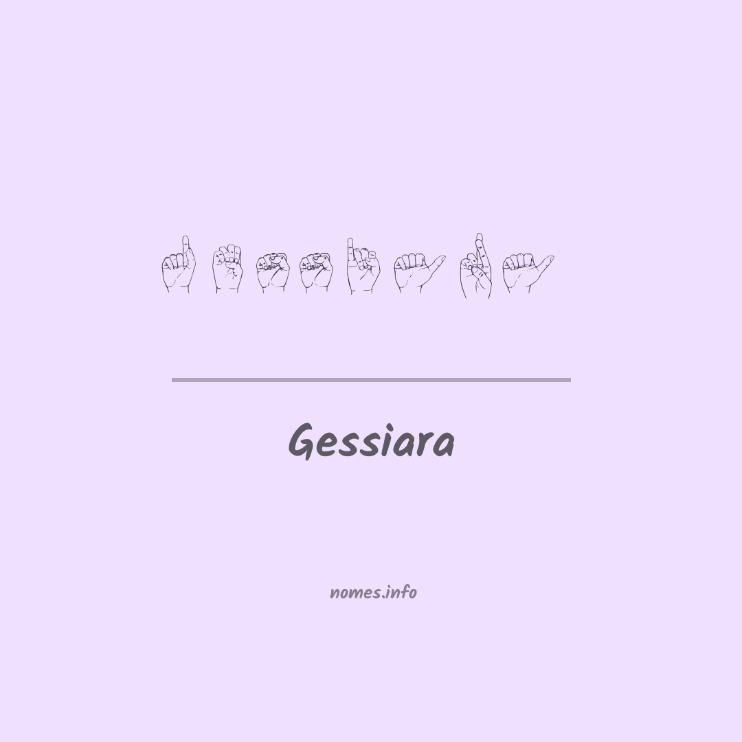 Gessiara em Libras