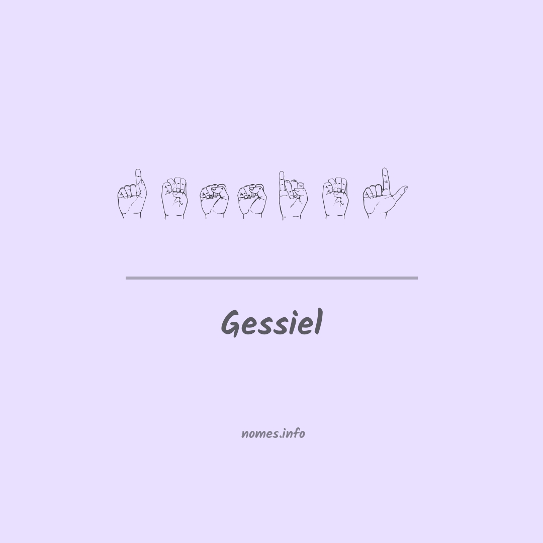 Gessiel em Libras