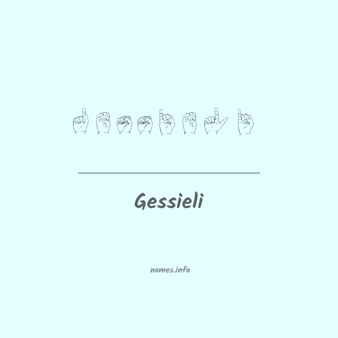 Gessieli em Libras