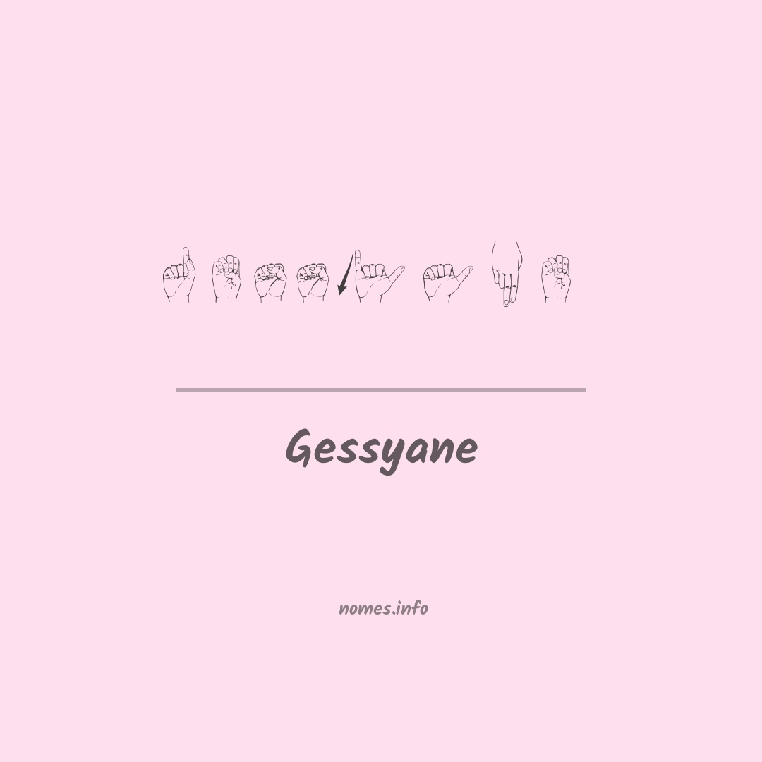 Gessyane em Libras