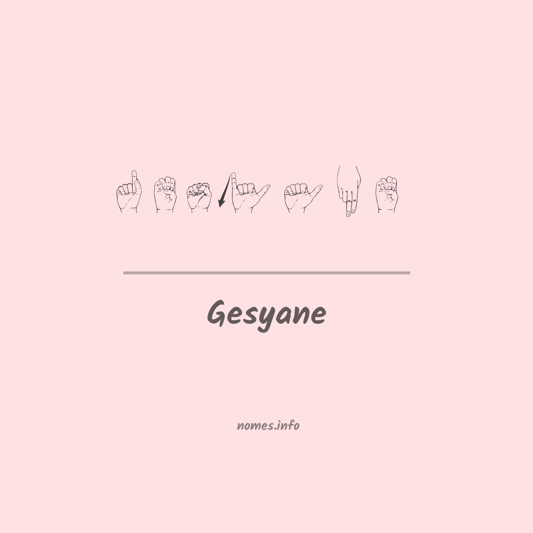 Gesyane em Libras