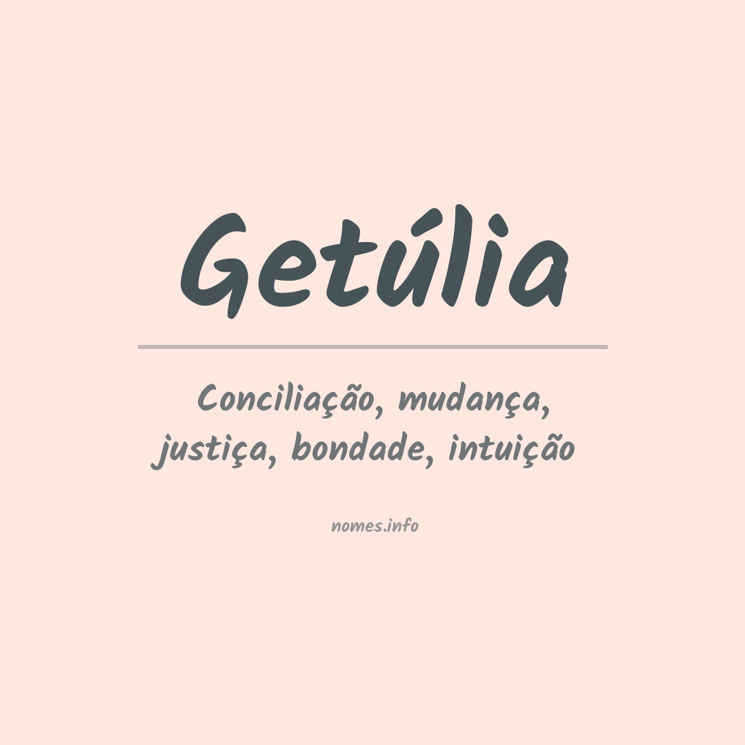 Significado do nome Getúlia