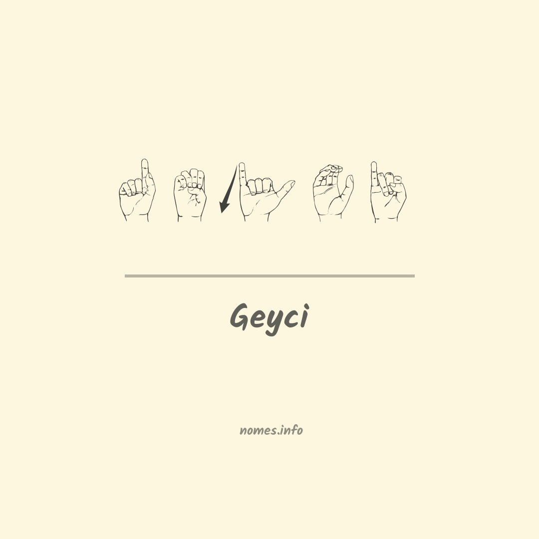 Geyci em Libras