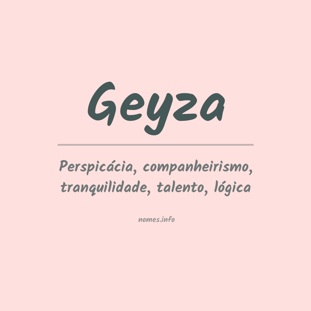 Significado do nome Geyza