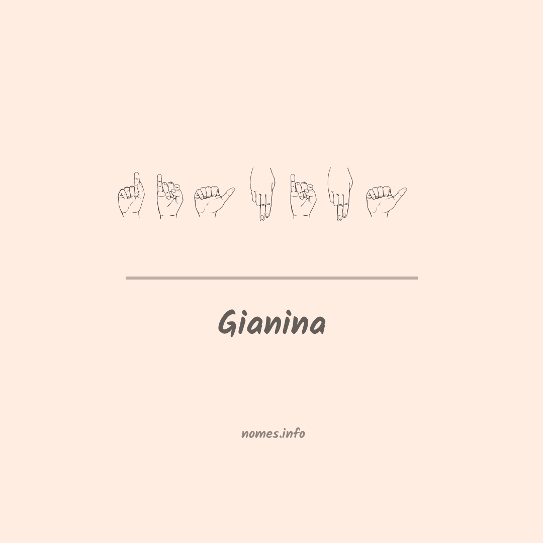 Gianina em Libras