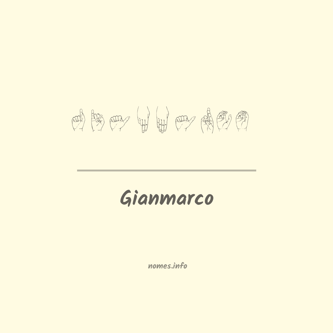 Gianmarco em Libras