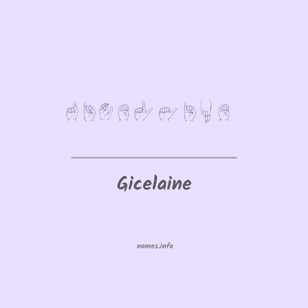 Gicelaine em Libras