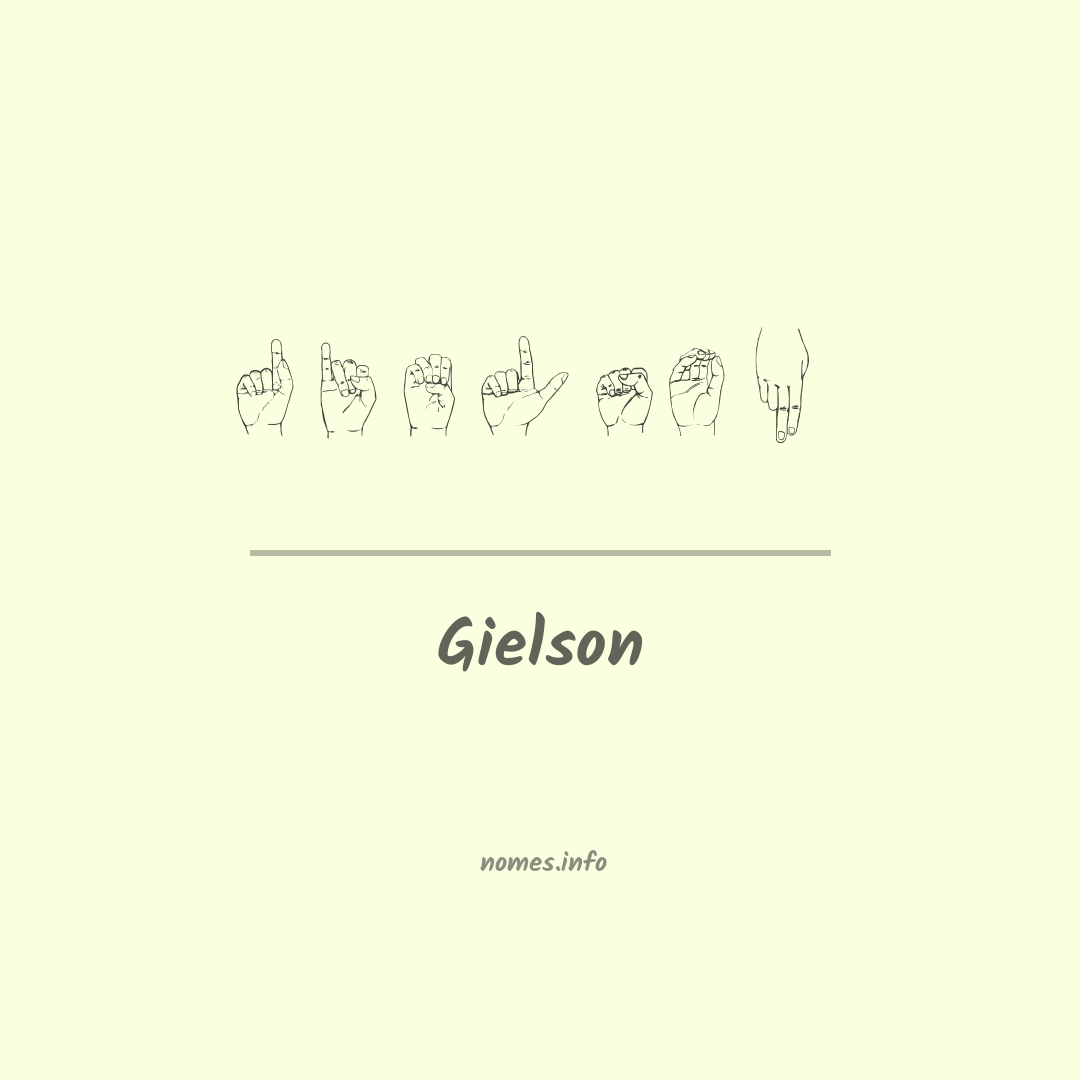 Gielson em Libras