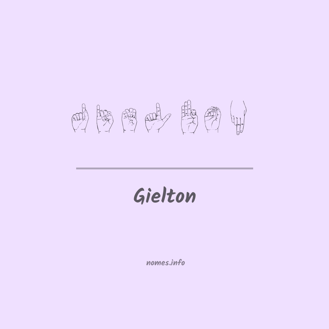 Gielton em Libras