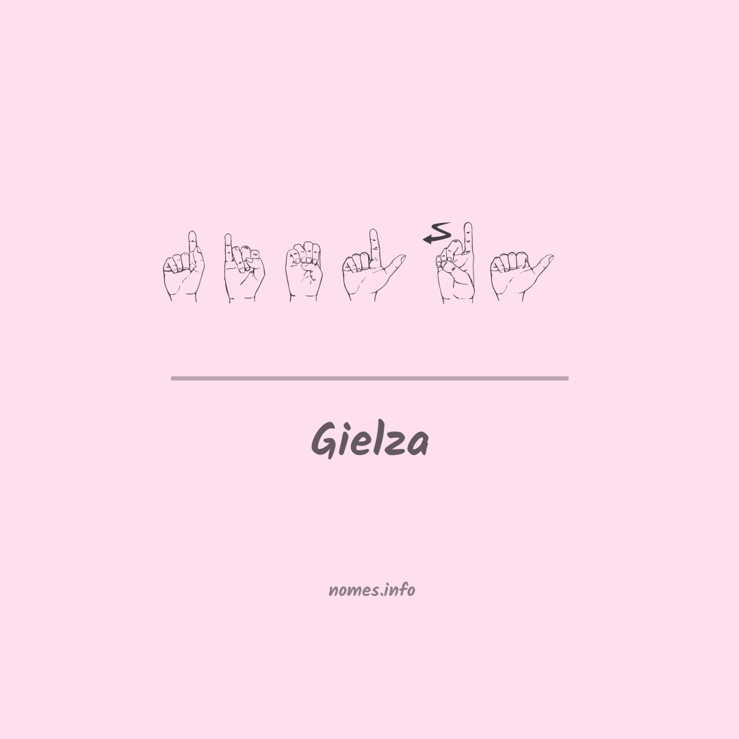 Gielza em Libras