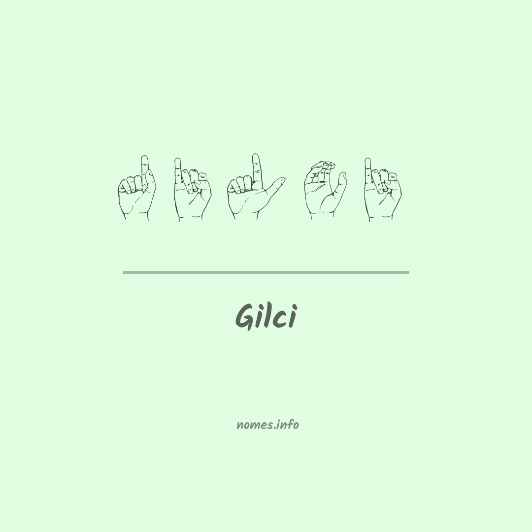 Gilci em Libras