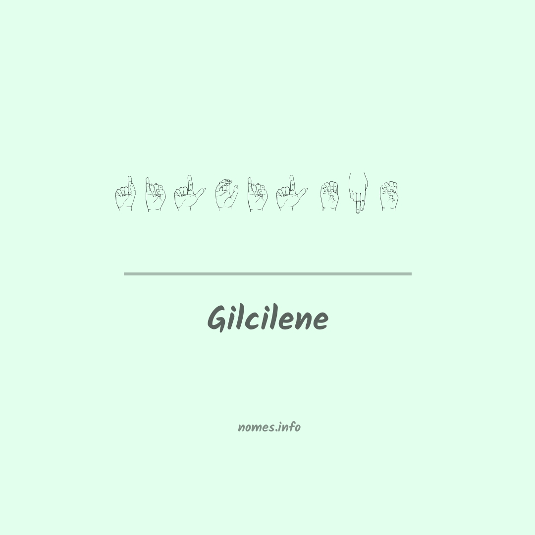 Gilcilene em Libras