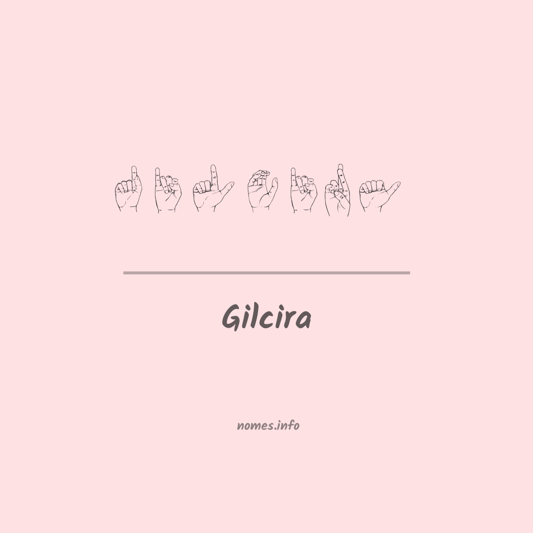 Gilcira em Libras