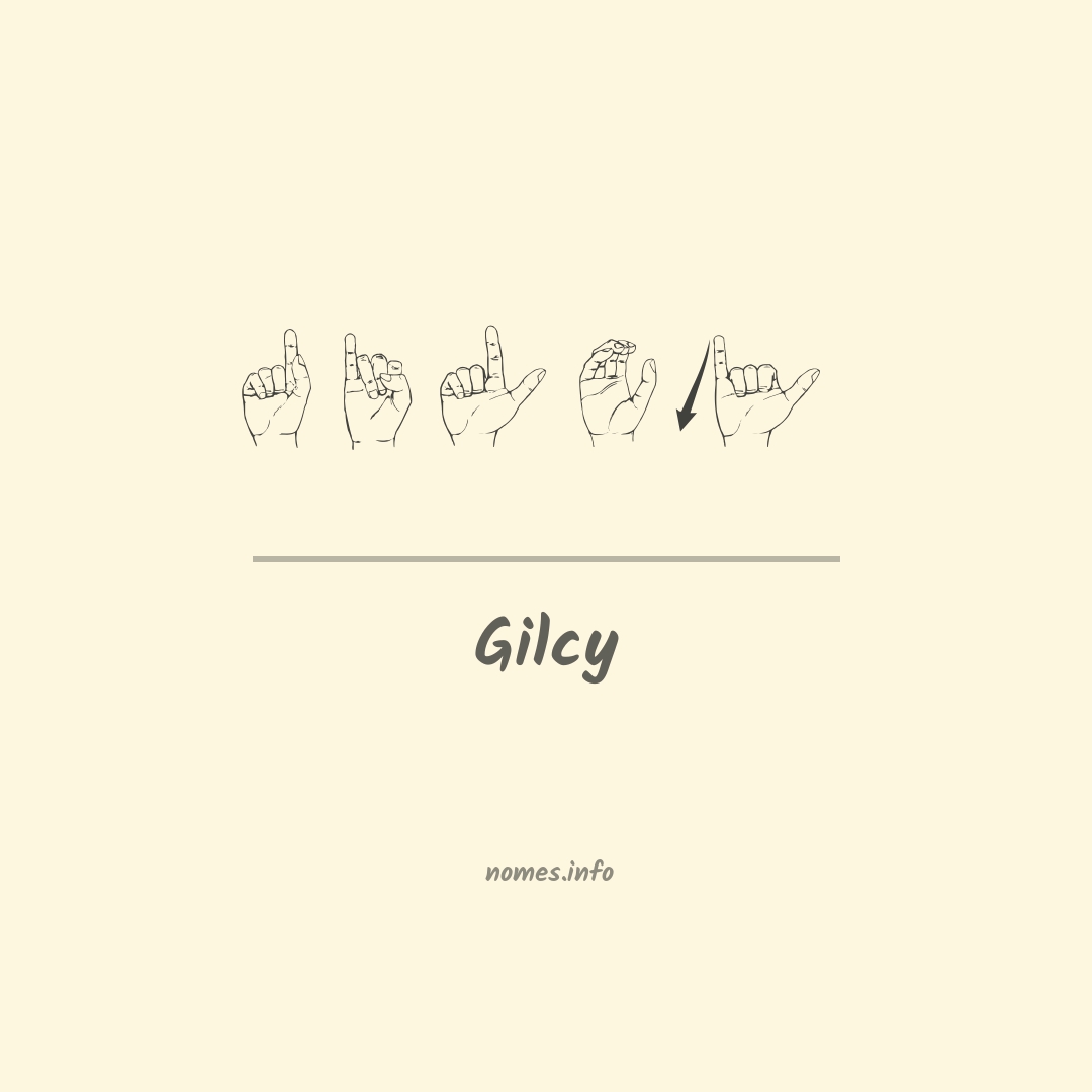 Gilcy em Libras
