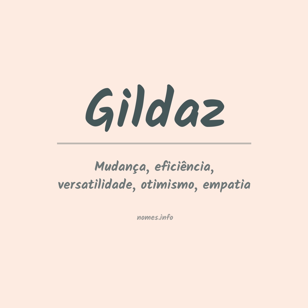 Significado do nome Gildaz