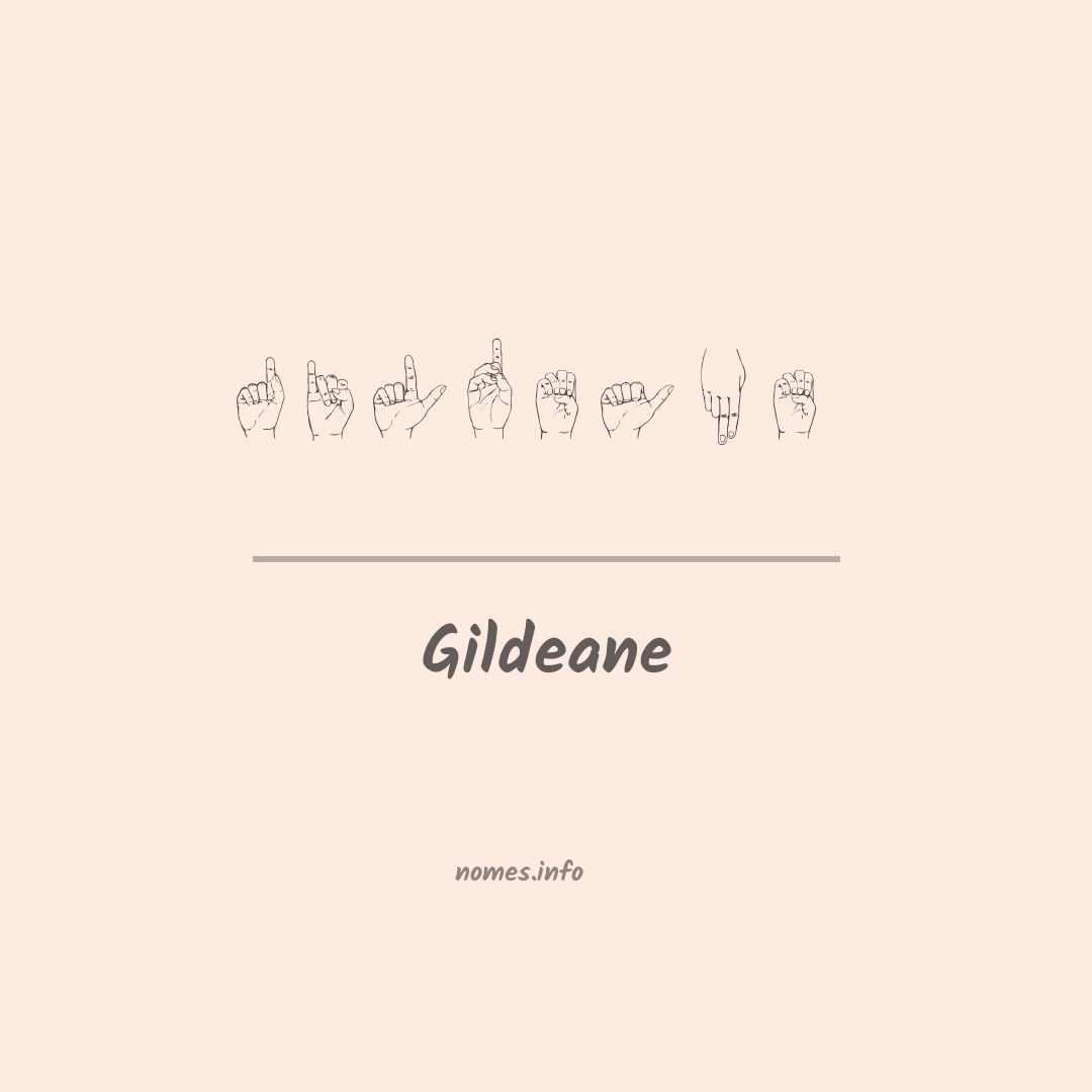 Gildeane em Libras