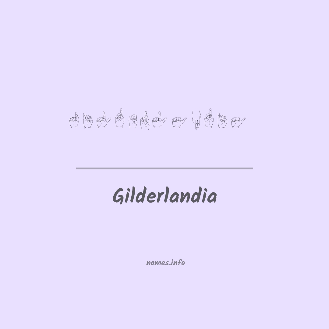 Gilderlandia em Libras
