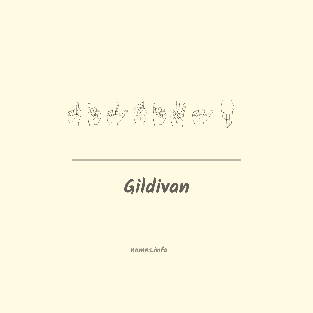 Gildivan em Libras