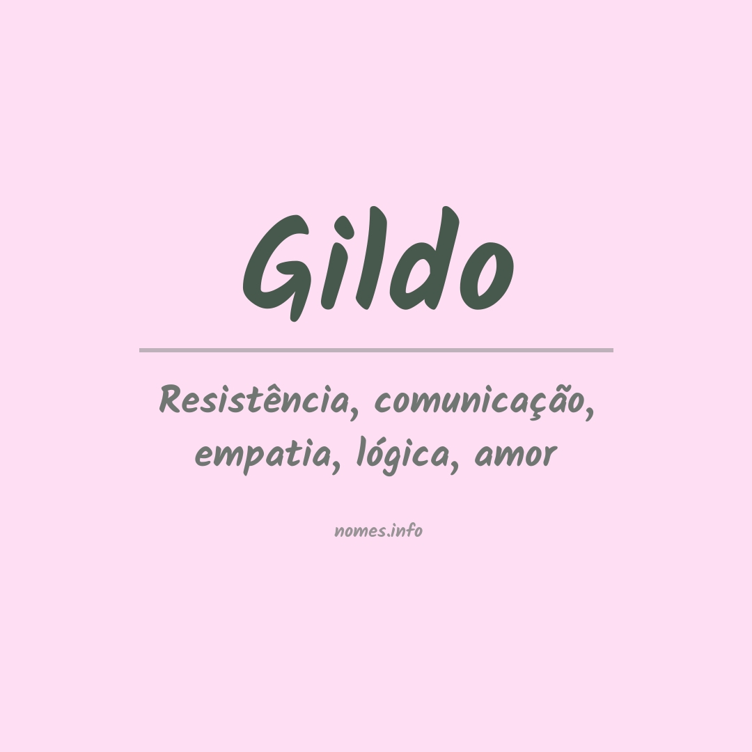 Significado do nome Gildo