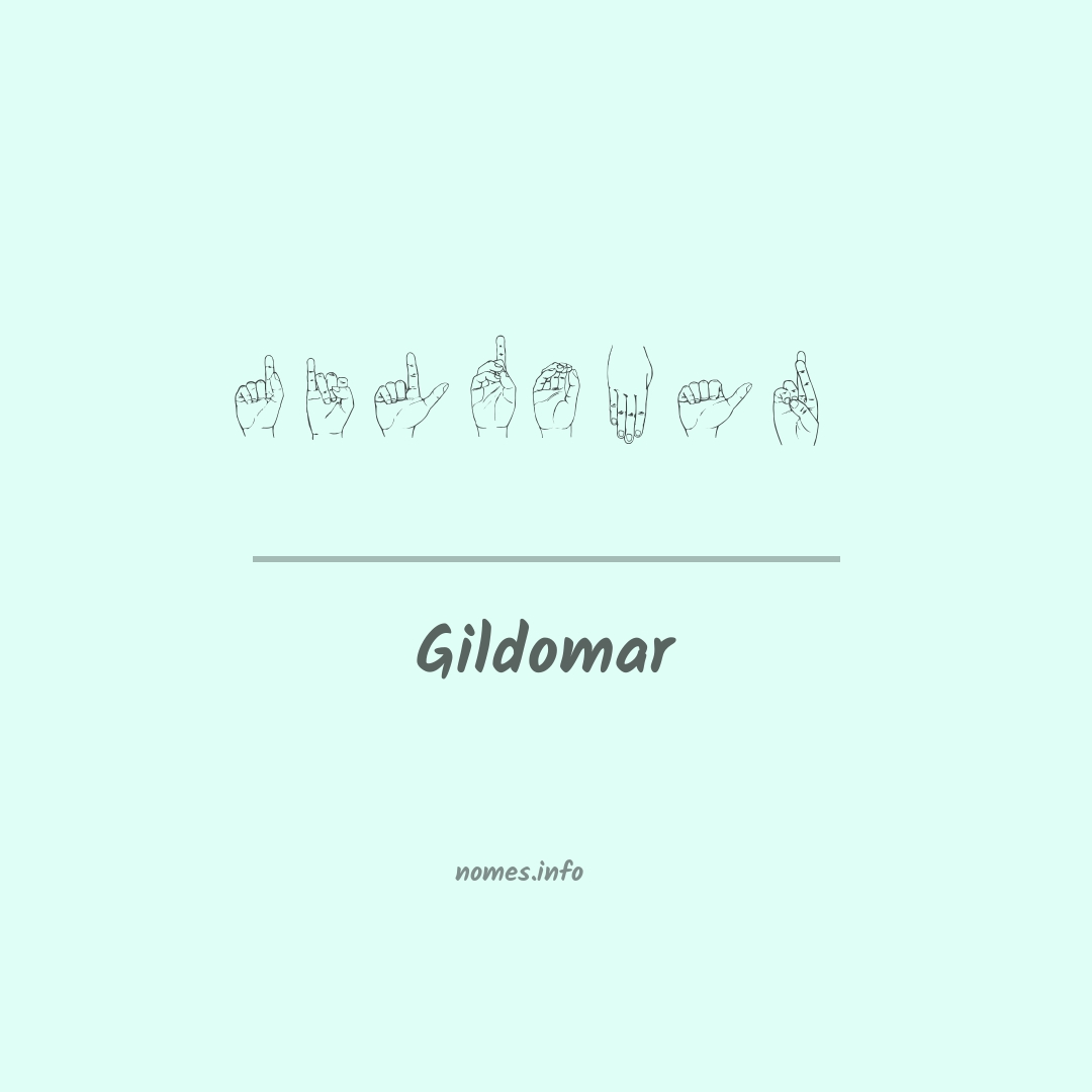 Gildomar em Libras