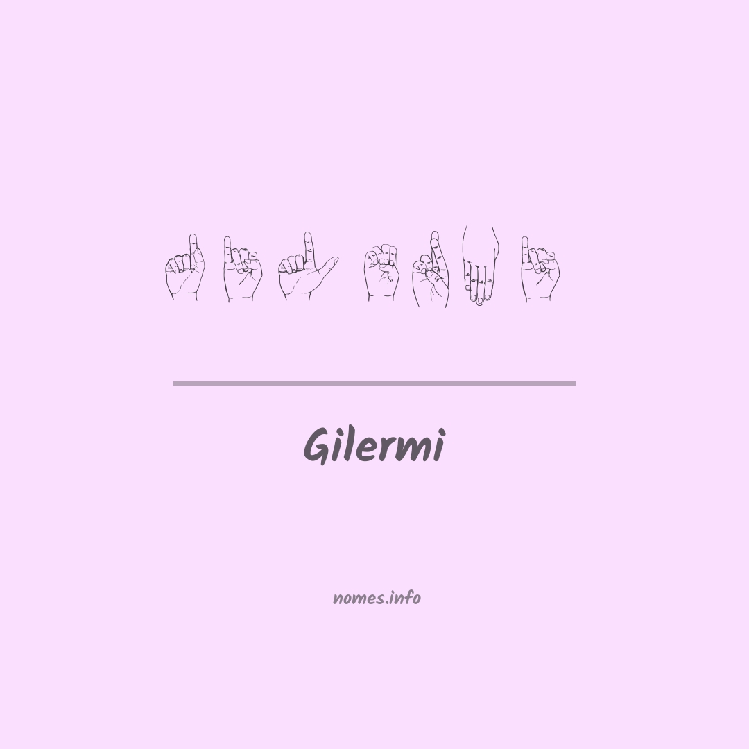 Gilermi em Libras