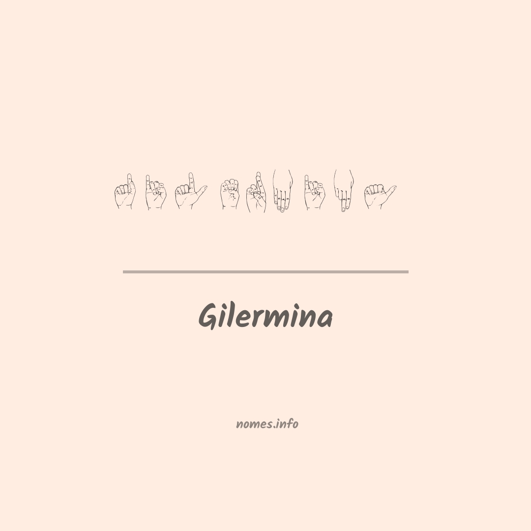 Gilermina em Libras