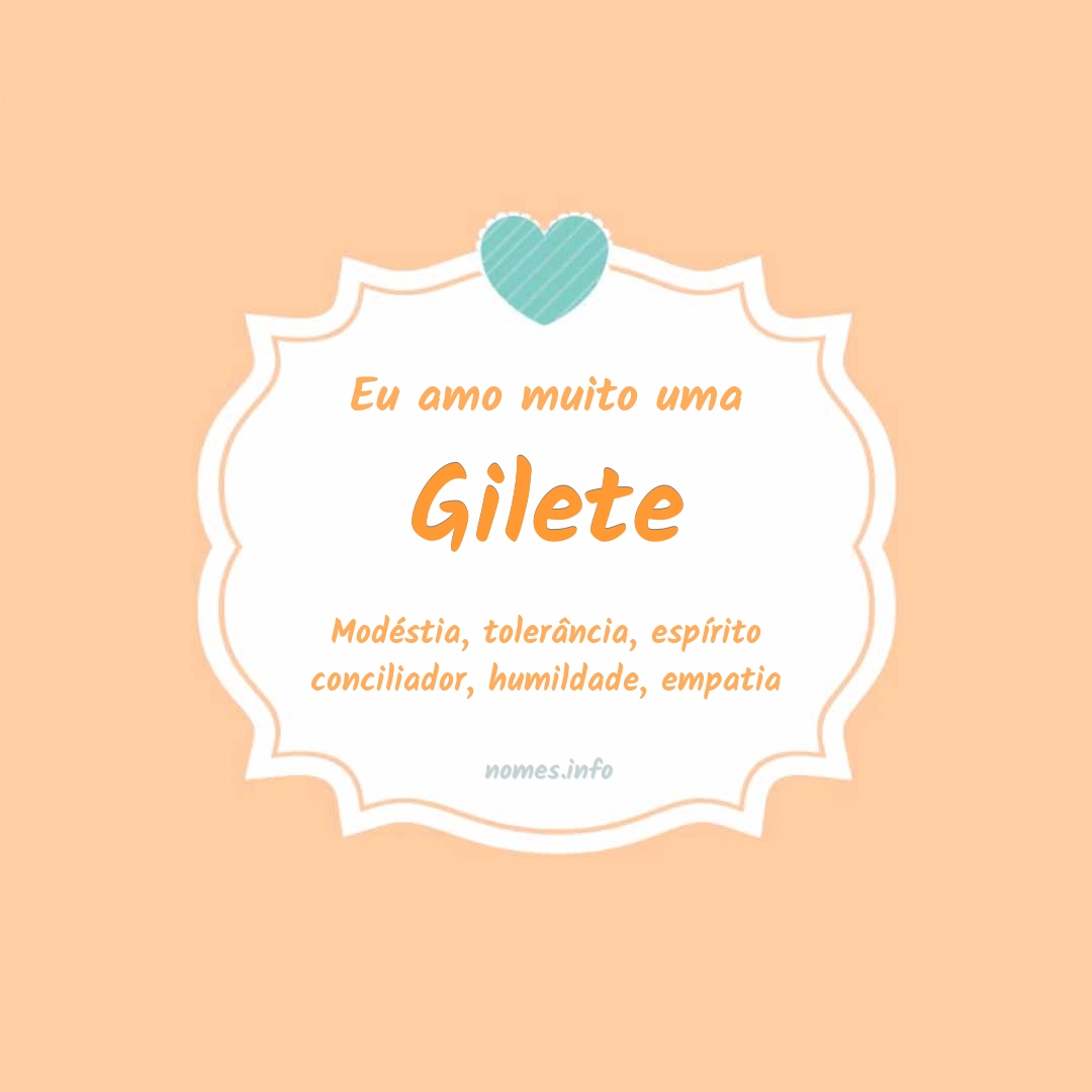 Eu amo muito Gilete